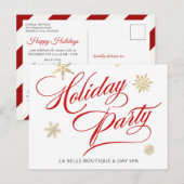 Zakelijke verkoop Vakantie Feest Corporate Promoti Briefkaart (Voorkant / Achterkant)