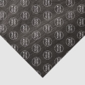 Zakelijke verpakking van donkerhout toevoegen tissuepapier (Detail)