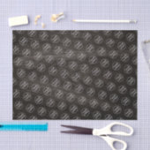 Zakelijke verpakking van donkerhout toevoegen tissuepapier (Craft)