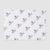 Zakelijke verpakking van het merk Logo Tissuepapier (Voorkant)