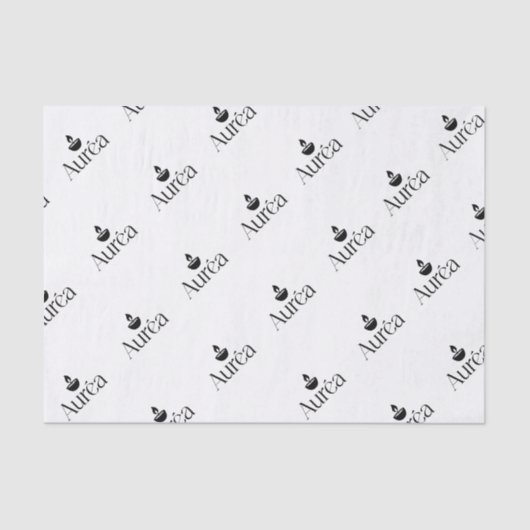 Zakelijke verpakking van het merk Logo Tissuepapier (Voorkant)