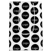 Zakelijke verpakkingen met aangepast logo medium cadeauzakje (Achterkant)