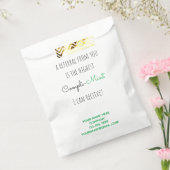 Zakelijke verwijzing Mint Snoep Compliment Bedankzakje (Gezegeld)