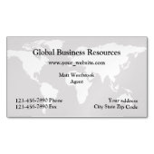 Zakelijke verzending & logistieke service magnetisch visitekaartje (Voorkant)