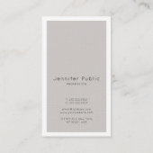 Zakelijke VIP Salon Director Stylish Luxury Visitekaartje (Achterkant)