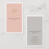 Zakelijke VIP Salon Director Stylish Luxury Visitekaartje (Voorkant / Achterkant)