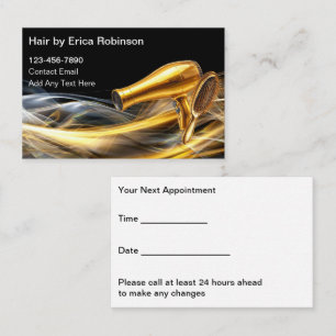 Zakelijke Visagist Afspraak Visitekaartjes