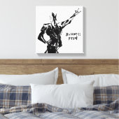 Zakelijke visinkt schilderij (versie ZEN) Canvas Afdruk (Insitu (Slaapkamer))