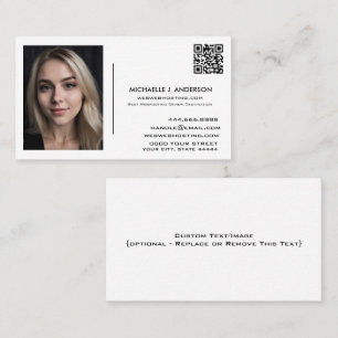 Zakelijke Visitekaart - Gepersonaliseerde Fotokaar Visitekaartje