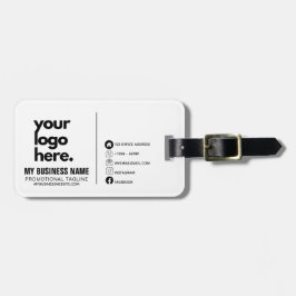 Zakelijke Visitekaart Ontwerp Logo Sjablonen Bagagelabel