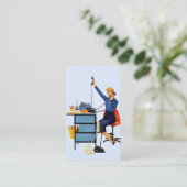 Zakelijke Visitekaart voor Administratief Assisten Visitekaartje (Staand voorkant)