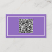 Zakelijke Visitekaartje met QR-code Scan Info (Voorkant)