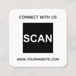 Zakelijke Visitekaartjes met Eigen QR-code en Logo