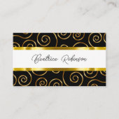 Zakelijke visitekaartjes met monogram (Voorkant)