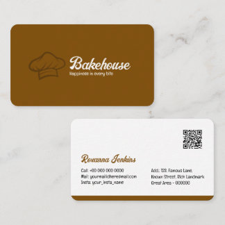 Zakelijke Visitekaartjes Template met QR Code | DP