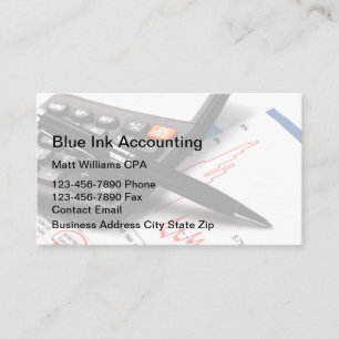 Zakelijke Visitekaartjes voor Accountant CPA