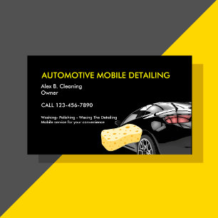 Zakelijke Visitekaartjes voor Autodetailing