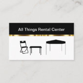 Zakelijke Visitekaartjes voor Classy Party Rental (Voorkant)
