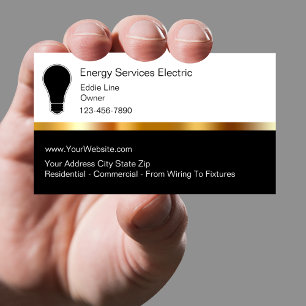 Zakelijke Visitekaartjes voor Elektrotechnici