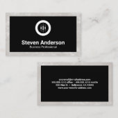 Zakelijke voorraad Logo Visitekaartje (Voorkant / Achterkant)