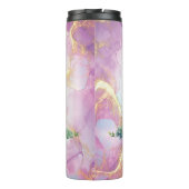 Zakelijke vrouw prestatie thermosbeker (Achterkant)