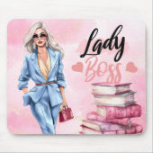 Zakelijke vrouw vrouw empowerment muismat (Voorkant)