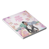 Zakelijke vrouwen succes en empowerment notitieblok (Schuin)