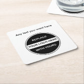 Zakelijke wasdrogemachines kartonnen onderzetters (Schuin)