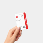 Zakelijke werknemerspas met aangepaste QR-code Badge (Handheld)