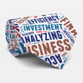 Zakelijke woorden stropdas (Opgerold)