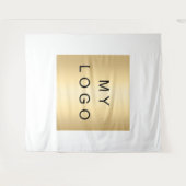 Zakelijke zakelijke logo aangepaste merkkleur wandkleed (Voorkant (horizontaal))