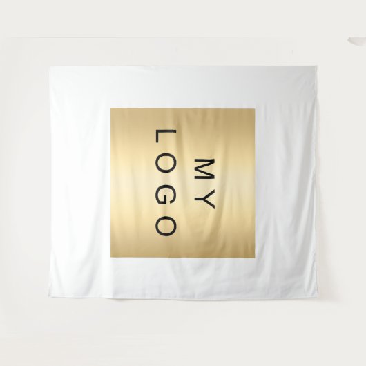 Zakelijke zakelijke logo aangepaste merkkleur wandkleed (Voorkant (horizontaal))