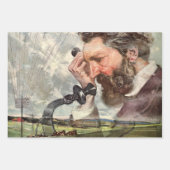  zaken, Alexander Graham Bell Telefoon Inpakpapier Vel (Voorkant)