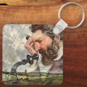  zaken, Alexander Graham Bell Telefoon Sleutelhanger