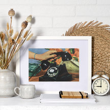  Zaken, Antiek Telefoon met Rotary Wijzerplaat