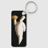  zaken, Art Deco Restaurant Chef Sleutelhanger (Achterkant)