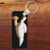  zaken, Art Deco Restaurant Chef Sleutelhanger (Achterkant)