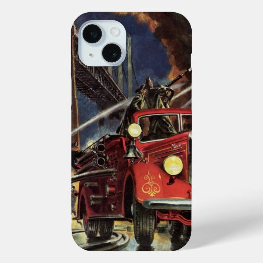 zaken, brandweerlieden brandweerauto's Case-Mate iPhone case (Achterkant)