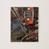  zaken, brandweerlieden brandweerauto's legpuzzel (Verticaal)