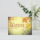 Zaken Dankzeggings-ansichtkaarten Briefkaart (Staand voorkant)