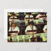  Zaken, de arbeiders van de Lijn van de Assemblage Briefkaart (Voorkant / Achterkant)