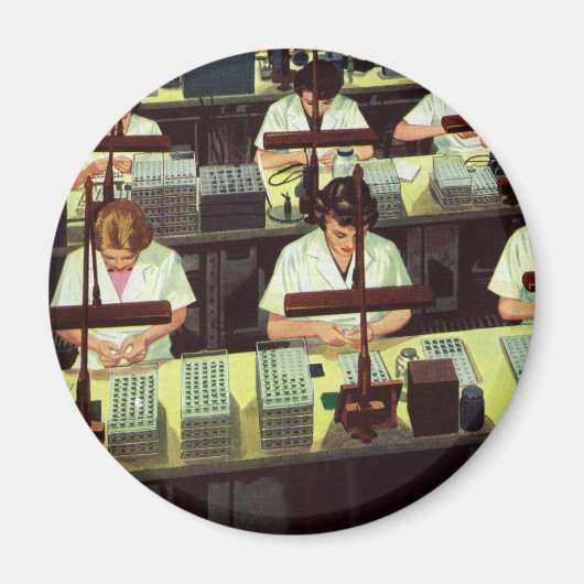  Zaken, de arbeiders van de Lijn van de Assemblage Magneet (Voorkant)