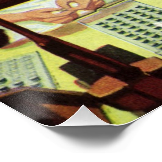  Zaken, de arbeiders van de Lijn van de Assemblage Poster (Hoek)