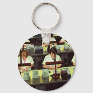  Zaken, de arbeiders van de Lijn van de Assemblage Sleutelhanger