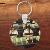  Zaken, de arbeiders van de Lijn van de Assemblage Sleutelhanger (Achterkant)