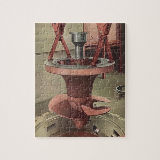  zaken, de energie van de reuzenturbine legpuzzel (Verticaal)