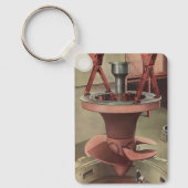  zaken, de energie van de reuzenturbine sleutelhanger (Voorkant)