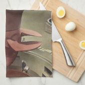 zaken, de energie van de reuzenturbine theedoek (Quarter Fold)