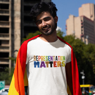 Zaken die ertoe doen Regenboog Diversiteit Pride T-shirt
