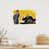  zaken, directielid directie directie directeuren poster (Keuken)